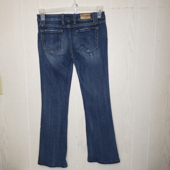 Anoname denim  dark wash western Bootcut jeans size 27 - Picture 5 of 13